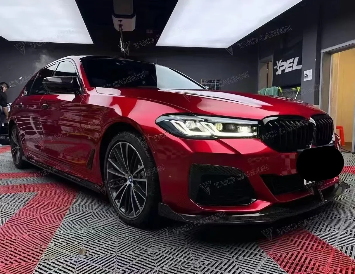 Высококачественная пара корпуса зеркала заднего вида из сухого углеродного