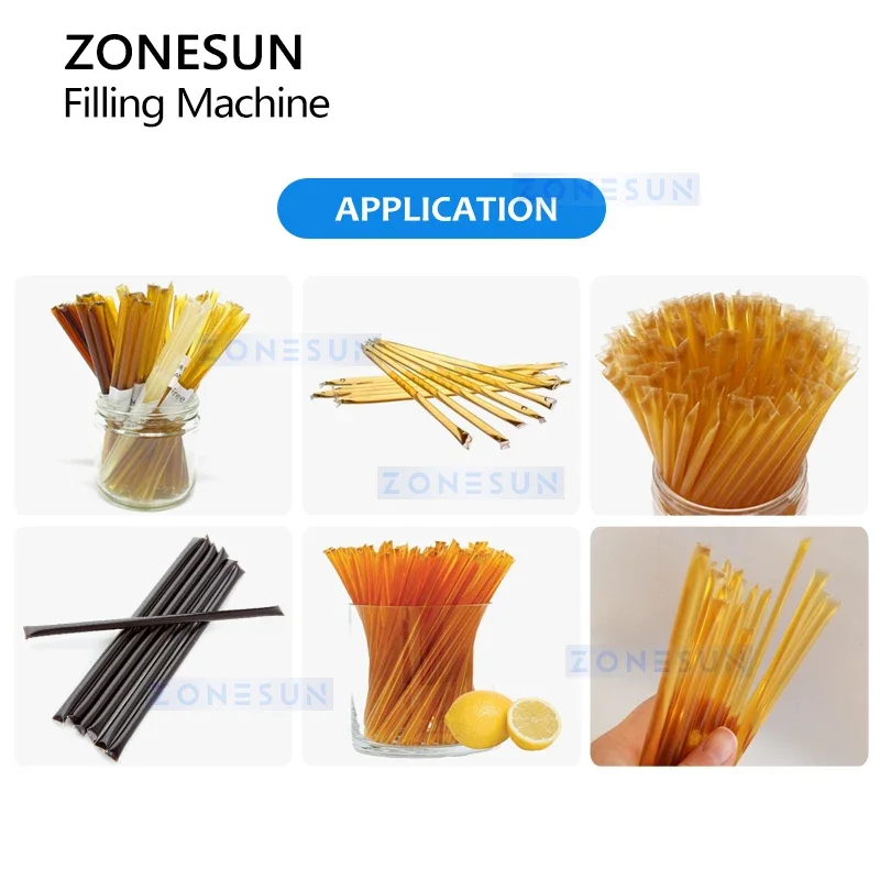 Zonesun автоматическая машина для розлива и укупорки медовых палочек устройство