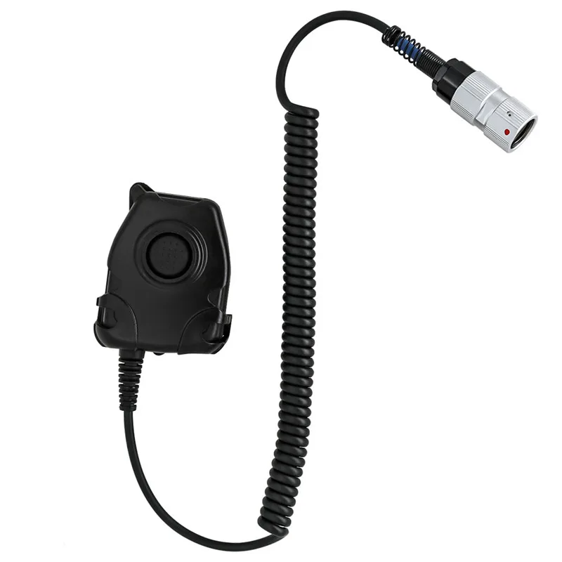 peltor ptt 6 Pin TAC SKY 6 Pin PTT adapter for PELTOR PRC-152 PRC-148 AN/PRC-152 AN/PR C-148 comtac earmuff headset civilian use