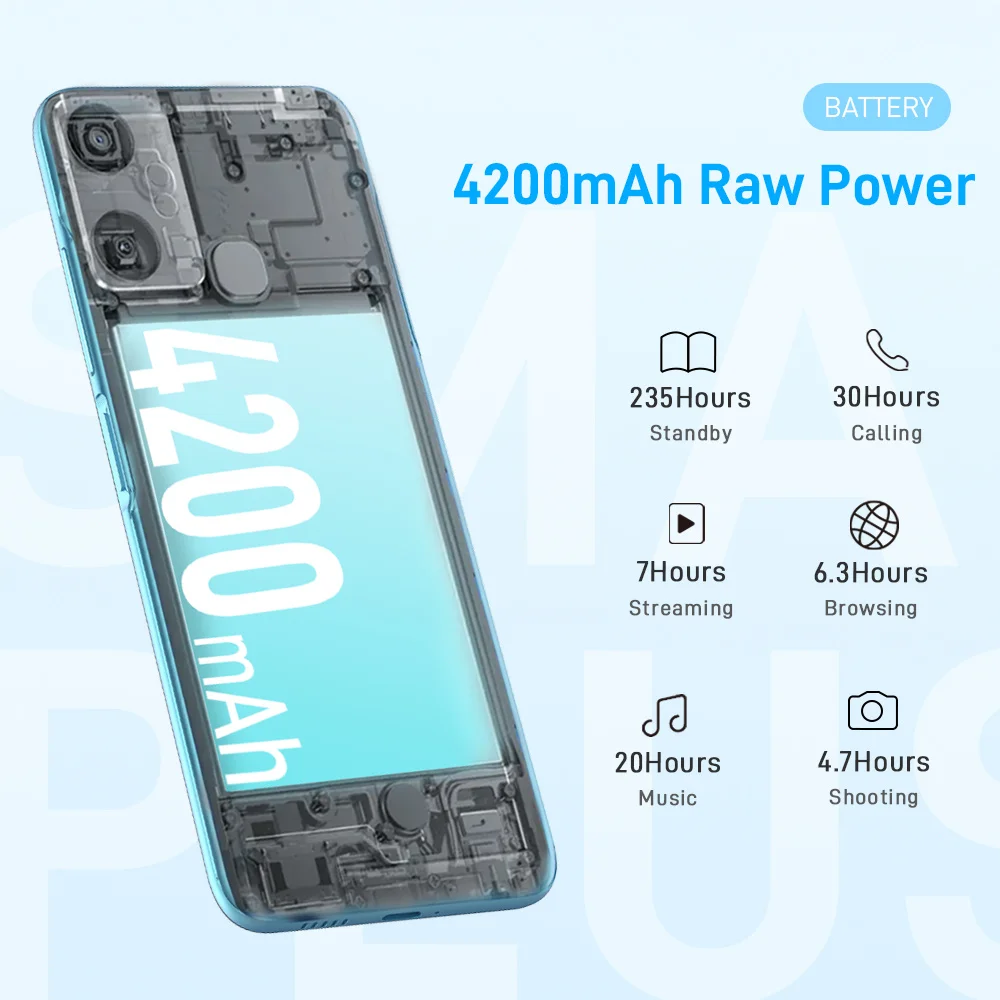 DOOGEE N50 6.52Inch HD Display Android 13 Smartphone Octa Core 8GB+128GB 50MP Camera 4200mAh Battery Fast Charging Mobile Phones