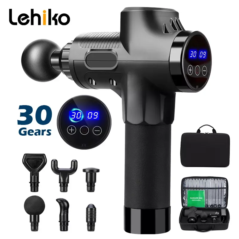 

NEW IN Massage Gun Muscle Massager Pain Management After Training Exercising Body Relaxation Slimming Shaping Relief