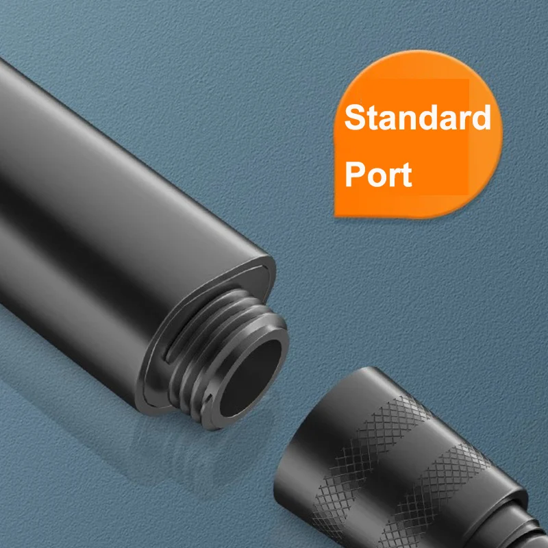 Большая панельная душевая лейка 125 см серебристо-черная 3 режима портативная для