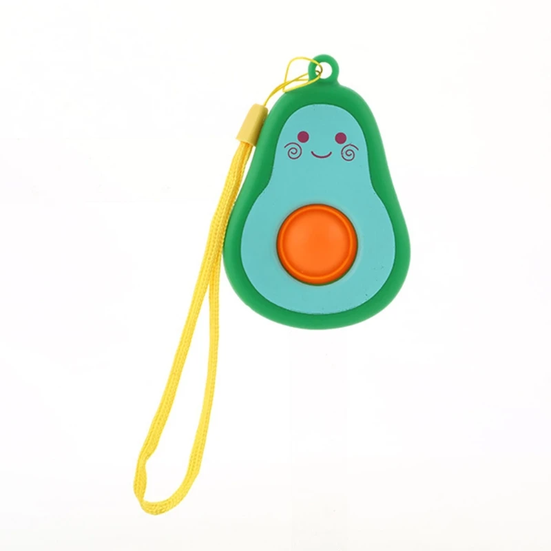 

3Inch Toy Finger Bubble Novelty Gift Sensory Toy Keychain with String for Kid’s Adults Toddler Anxiety Relief
