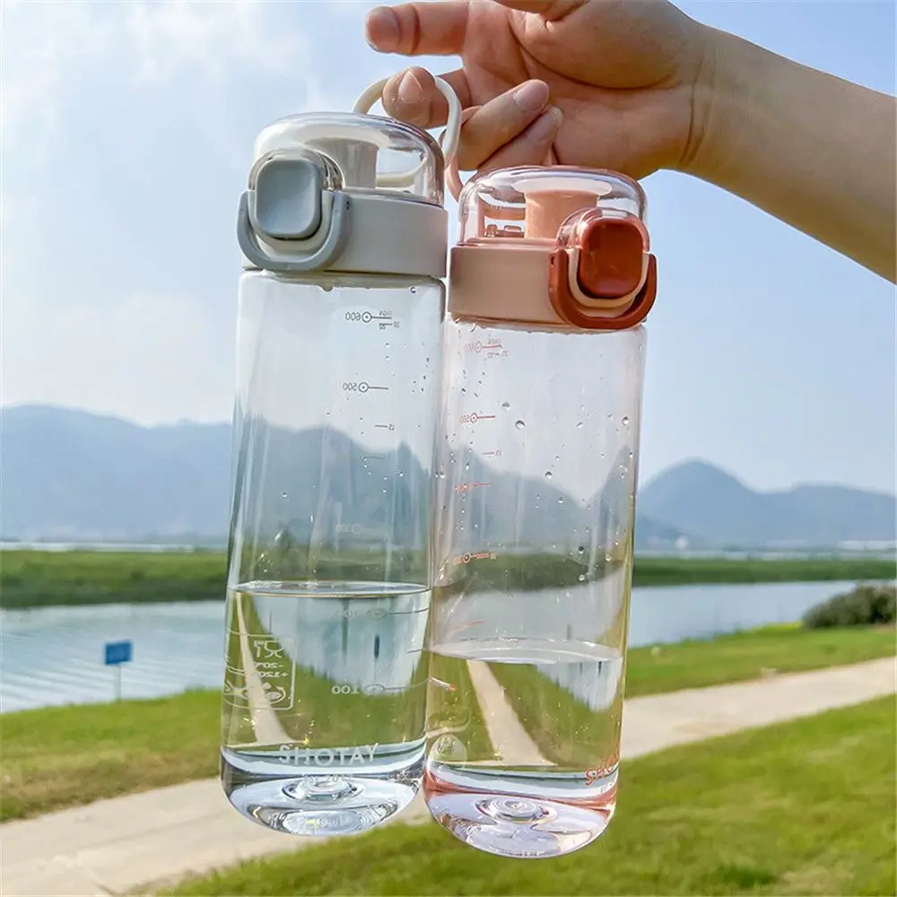 

Outdoor 580/680ml Leakproof Transparent Drinking Cup Sports Water Bottle Water Cup Portable