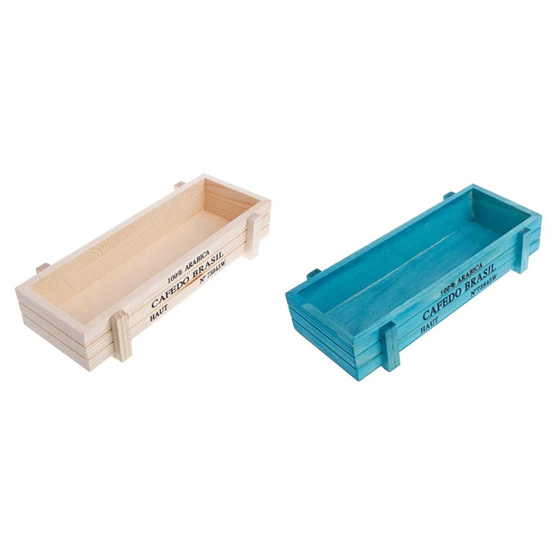 

Горшок для растений, винтажный деревянный садовый цветок, суккулент, 1 шт.