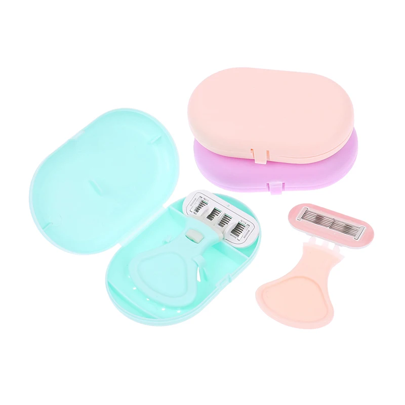 

Armpit Leg Face Hair Woman Trimmer Shaver Manual Shaving Women's shaving Razor Trimmers 6 Layer Blades Razor For Female