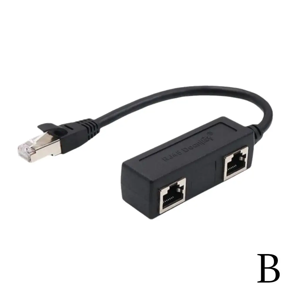 Новый разветвитель Rj45 от 1 до 2 3 способов Сетевой адаптер Cat5 Cat6 Cat7 Lan Ethernet-кабель
