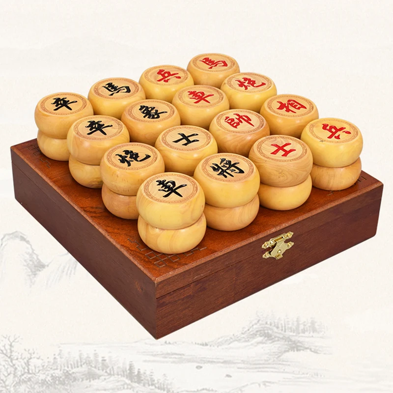 

Professional Chess Table Family Board Luxury wooden Chinese Chess Scrabble Board Game Entertainment damas Tabuleiro party Games