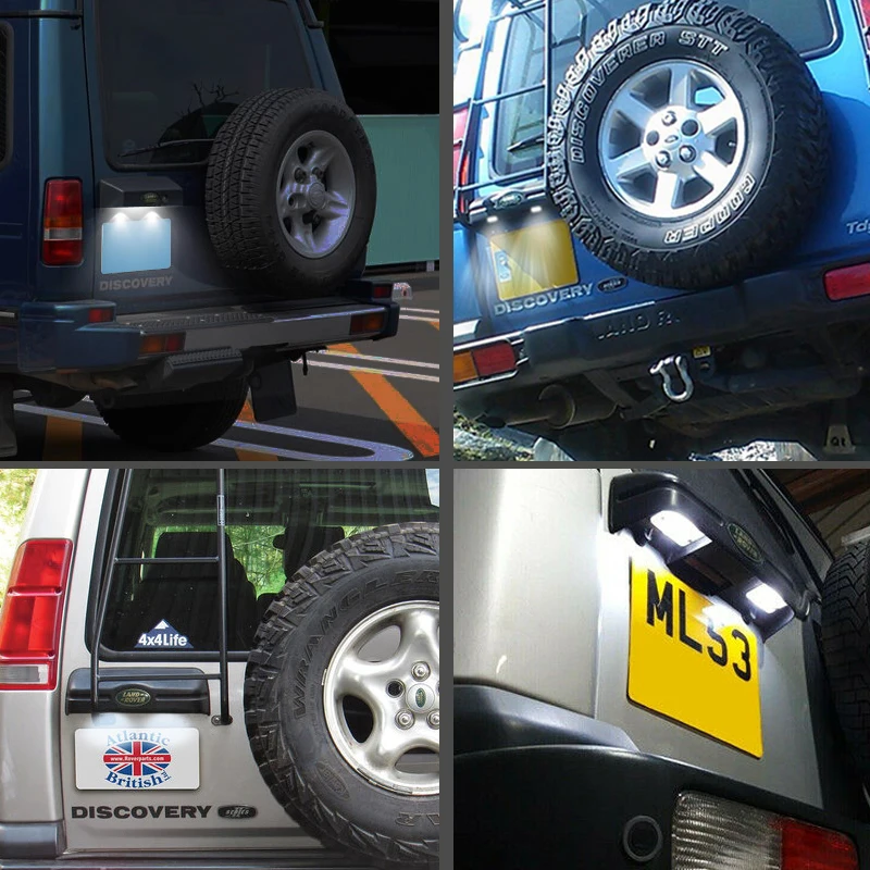 2 шт. Автомобильные светодиодные лампы для номерного знака Land Rover Discovery 1 1994-2004 |