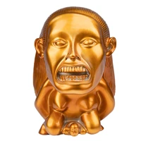 xcoser indiana jones fertility idol golden raiders of lost ark chachapoya fertility idol resin material cosplay prop