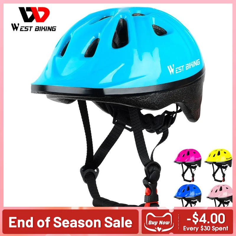 

Велосипедный шлем WEST BIKING детский ультралегкий, защитная Экипировка из пенополистирола, для девочек и мальчиков, защита головы