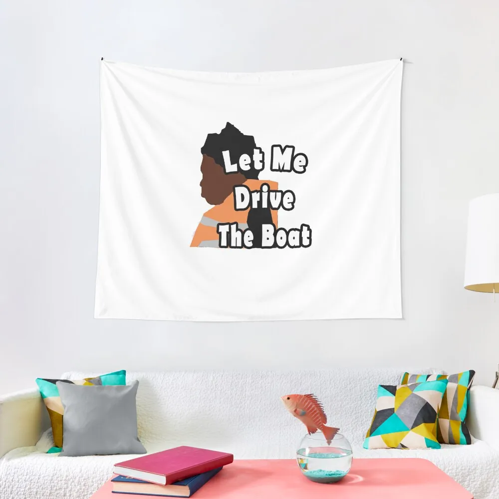 Капитан Kodak Let Me Drive The Boat Meme Эстетический гобелен для комнаты