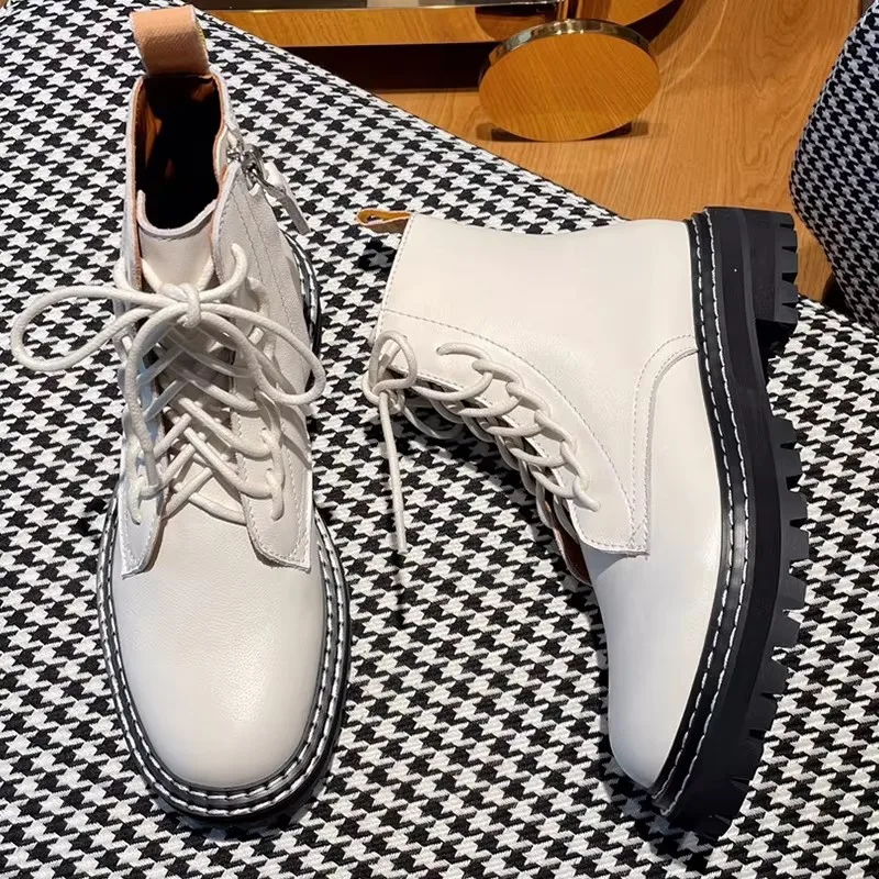 2025новые ботинки с французским буквенным логотипом женские высокие сапоги