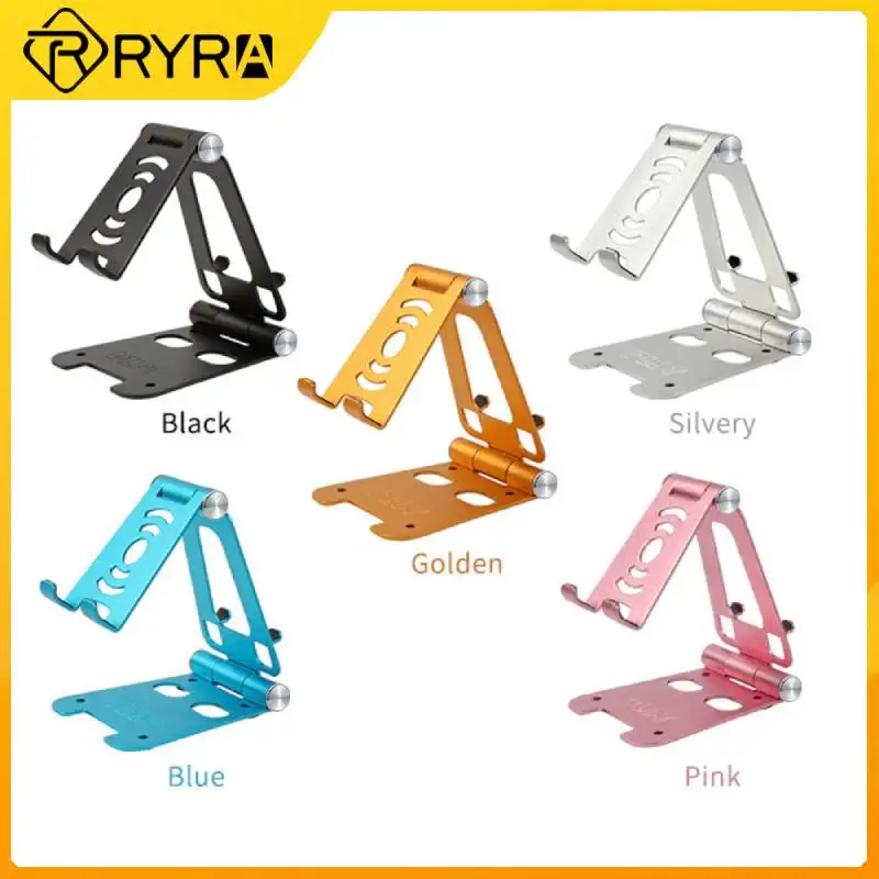 

Металлическая подставка для телефона RYRA, универсальная настольная подставка для ленивых, складной регулируемый держатель для телефона для...