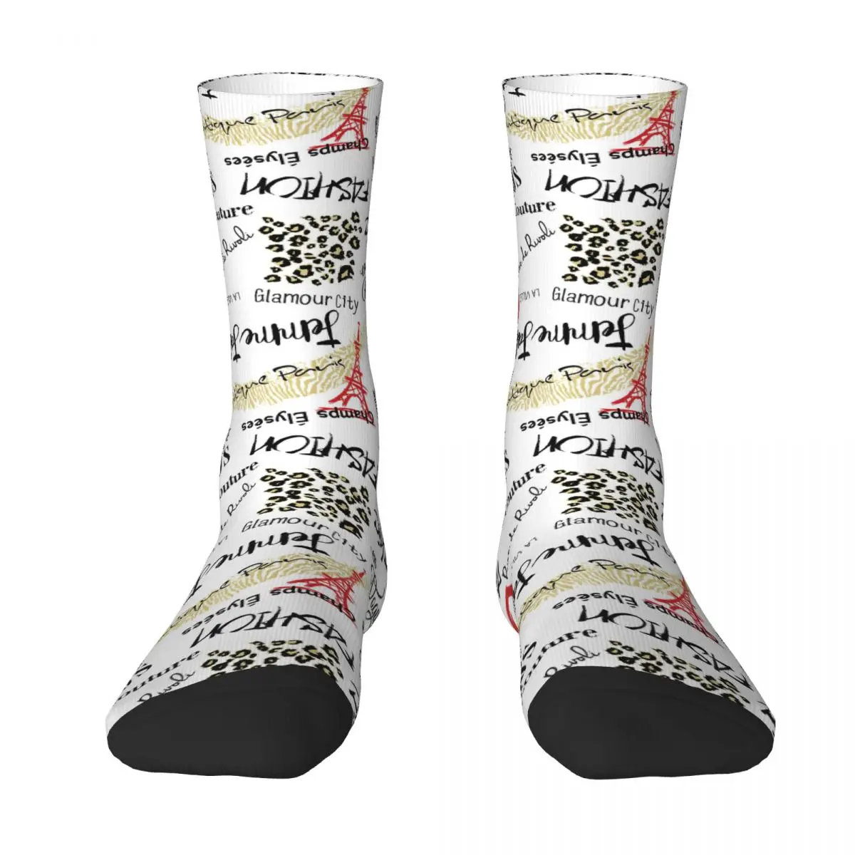 Sketch Paris Fashion And Glamor Seamless Pattern Adult Socks,Unisex socks,men Socks women Socks