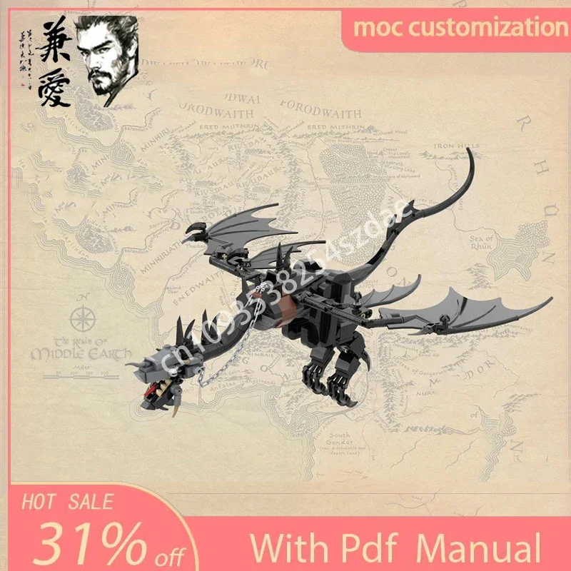 384 шт. Moc The Fell Beast Архитектурная модель Строительные блоки DIY Творческая сборка Развивающие кирпичи Игрушки Детские праздничные подарки (art.: 3920cc773ee5d) - 3920cc773ee5d