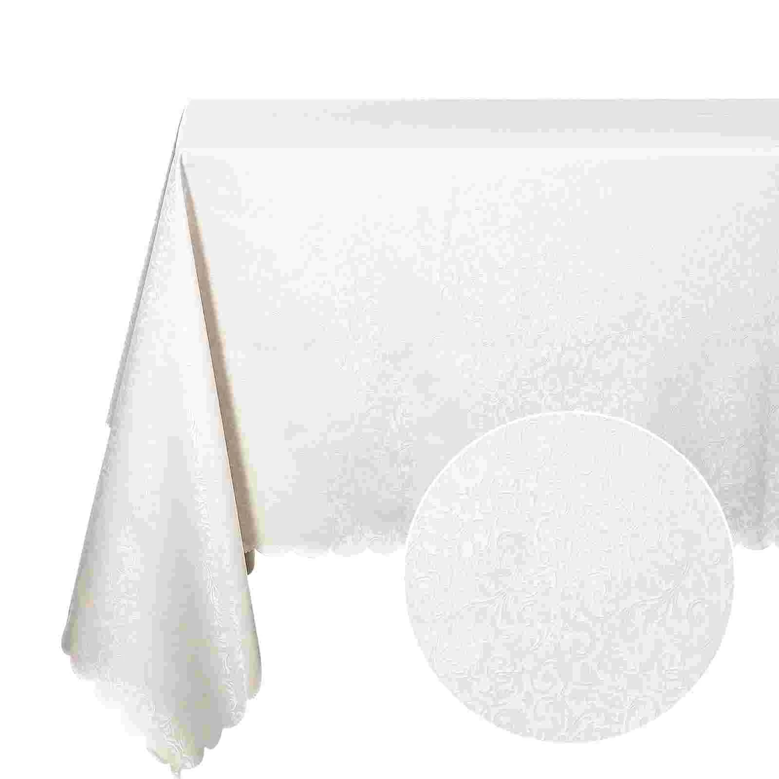 

Tablecloth Wrinkle Resistant PU Stain Proof Party Wrinkle-Resistant Dinning Room Home Rectangle Dining