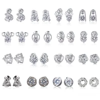 high quality aaa cubic zircon shining stud earrings for little girls women fashion valentines day gift jewelry accessories
