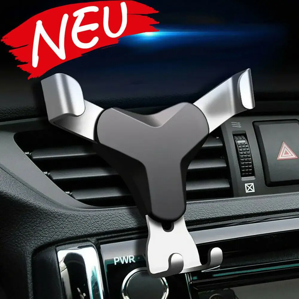 

Flexible Gravity Design Air Vent Convenience Car Phone Holder Mount Stand Cellphone Tablet Cradle Portable Bracket