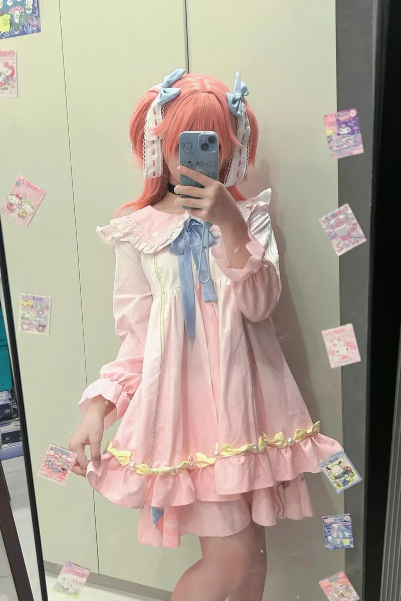 Фото Новое поступление проекта Sekai Colorful Stage Shizuku Cos Otori Emu Momoi Airi Косплей Костюм Униформа Платье Костюм для ролевых игр Необычные №1