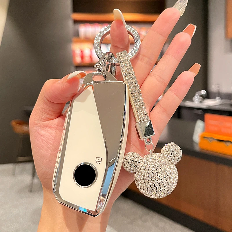 Белый ТПУ для BMW X1 IX XM X5 X6 X7 I7 2023 2024 Новый энергетический чехол смарт-автомобиля