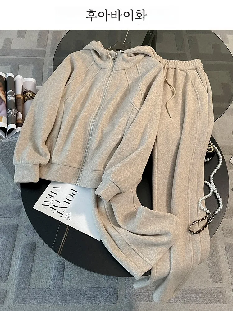 Популярный в этом году красивый комплект свитшотов для женщин новинка 2024 осень и