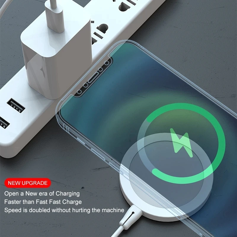 magnetic wireless charger for iphone 13 11 12 pro max mini xr xs max 8 plus 20w pd type c fast charging phone case accessories free global shipping