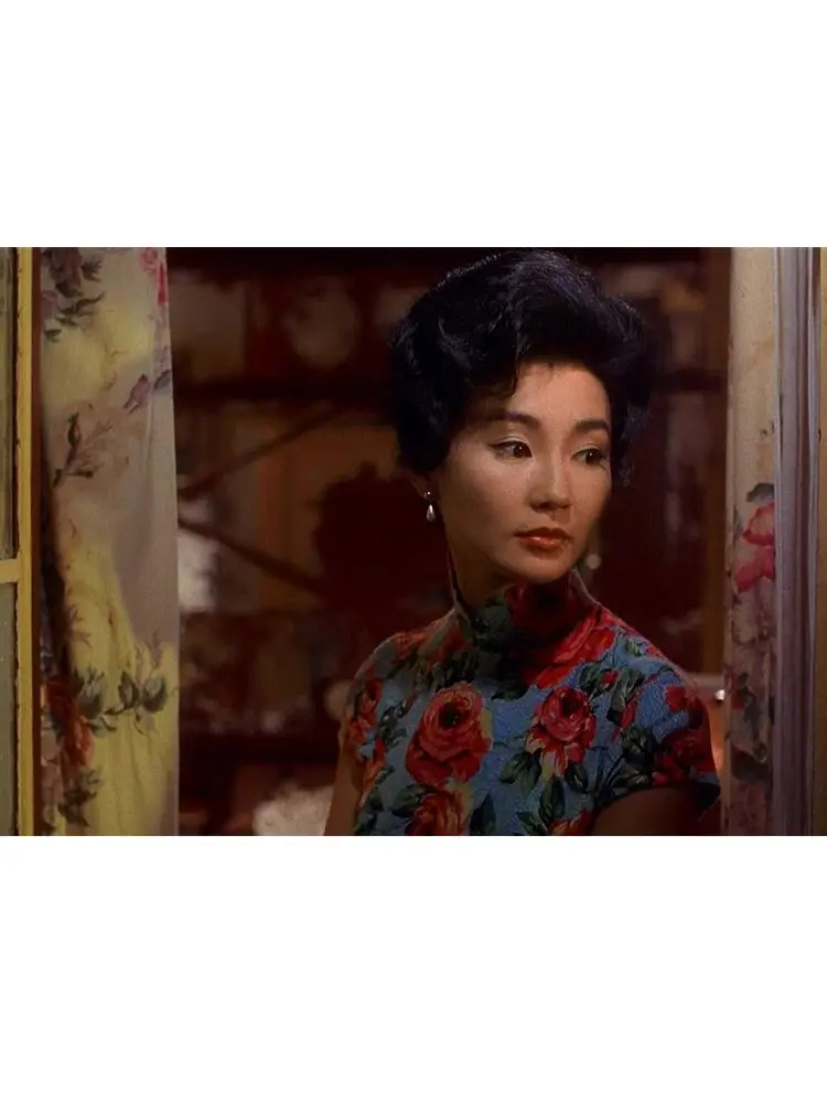 Женское платье-Ципао с цветочным принтом длинное платье в стиле Ципао Мэгги Чун