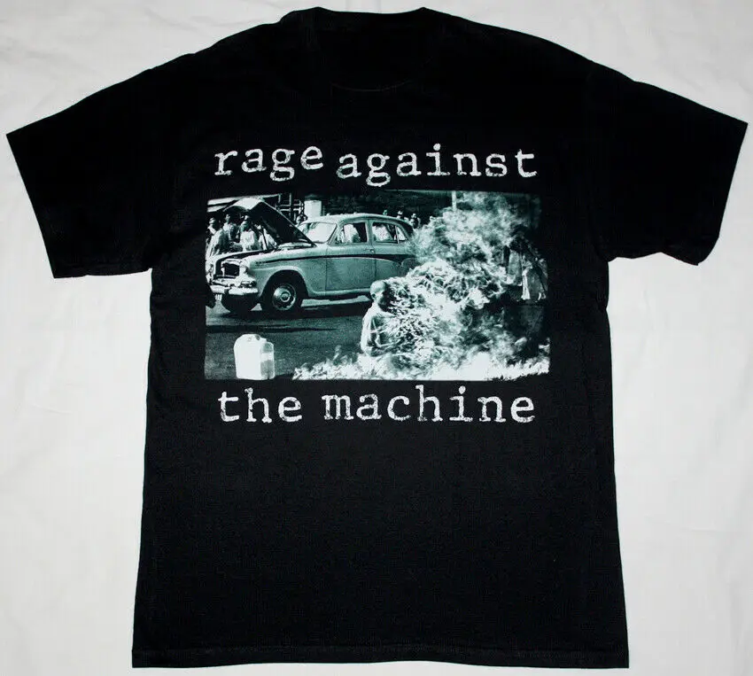 

Rage-Against-The-Machine T-shirt Men Vintage New Retro Black DA02549