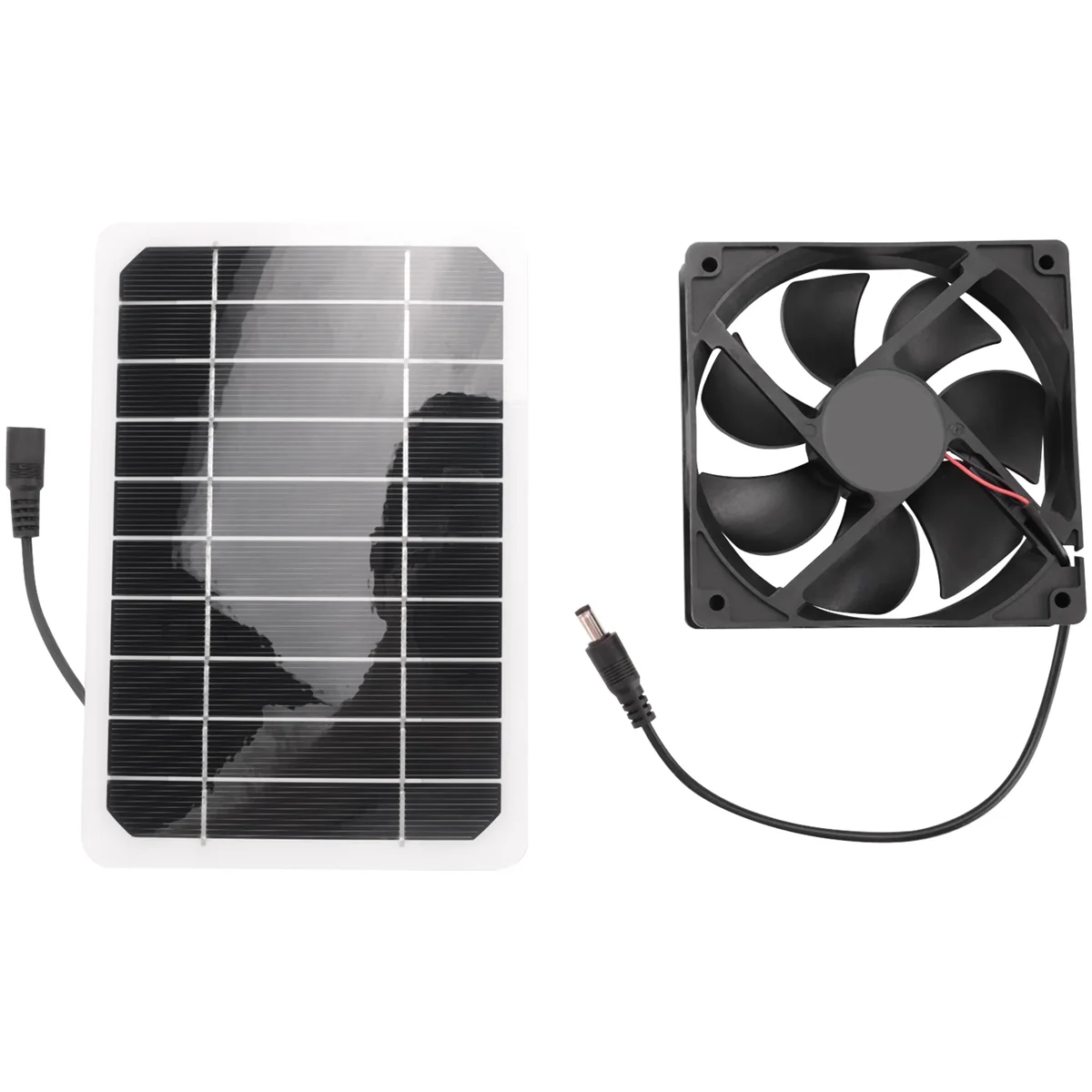 Набор вентиляторов с солнечной панелью 5 В 6 Вт мини-солнечная батарея набор