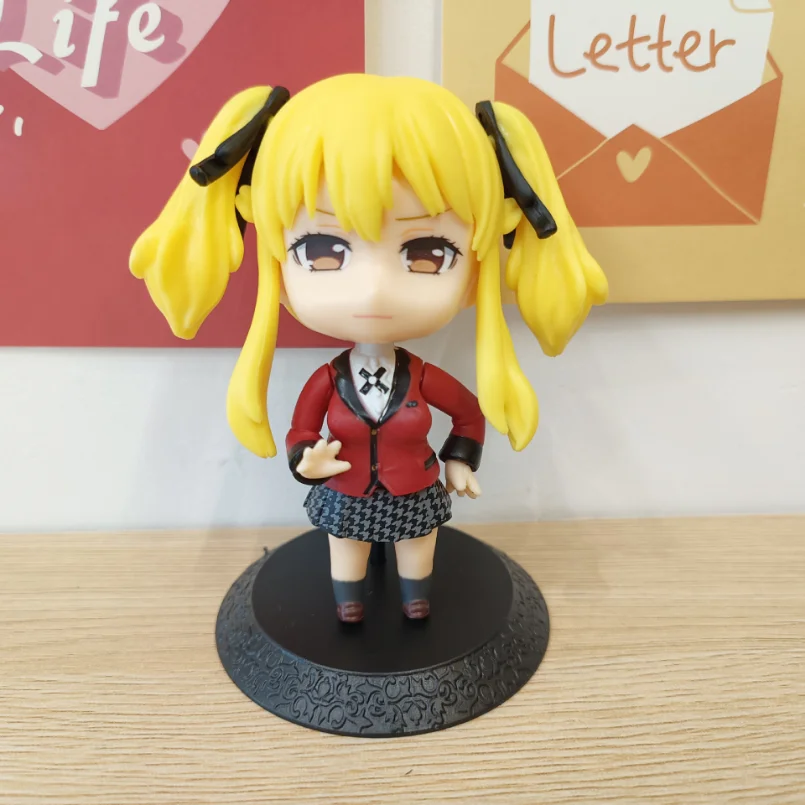 Фото 4 шт./компл. Ver.Q ARTFXJ KAKEGURUI Аниме Фигурка джабами Yumeko Meari Saotome ПВХ экшн-фигурка Коллекционная модель кукла подарки 10 см №3