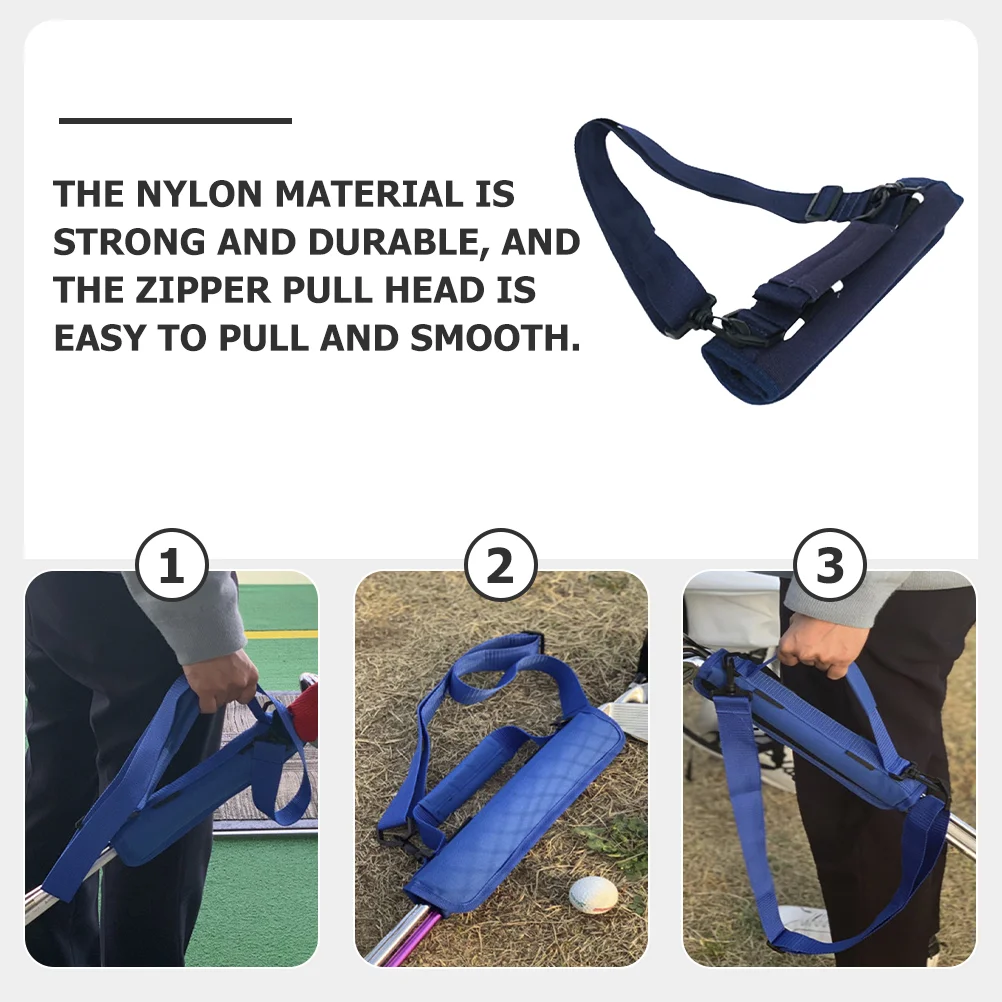 Golf Club Bag Golfs Holder Convenient Golfing Nylon Crossbody Handbags Tote Travel Wear-resistant