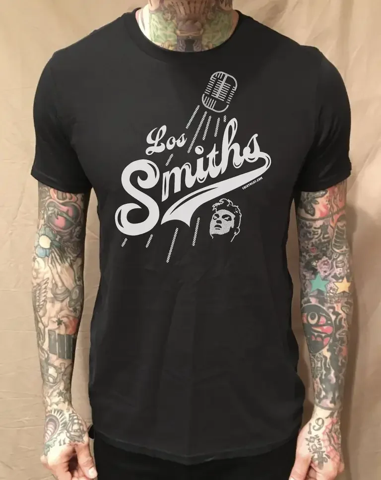 Черная футболка Los Smiths ёмбол