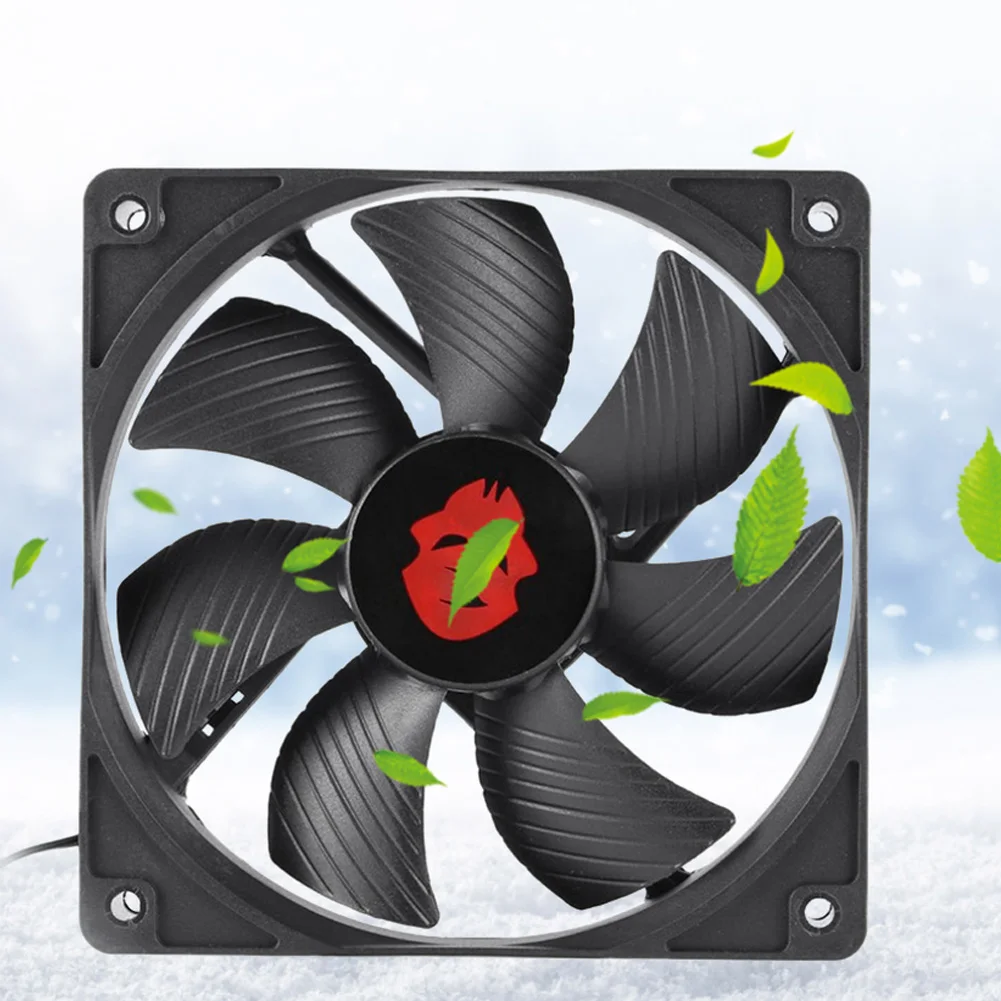 12 см большой 4-контактный высокоскоростной вентилятор для настольного корпуса В
