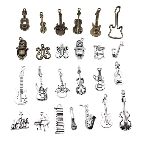 Sharmes, for the manufacture of jewelry, musical instrument, guitar, microphone, piano, 10 pcs.