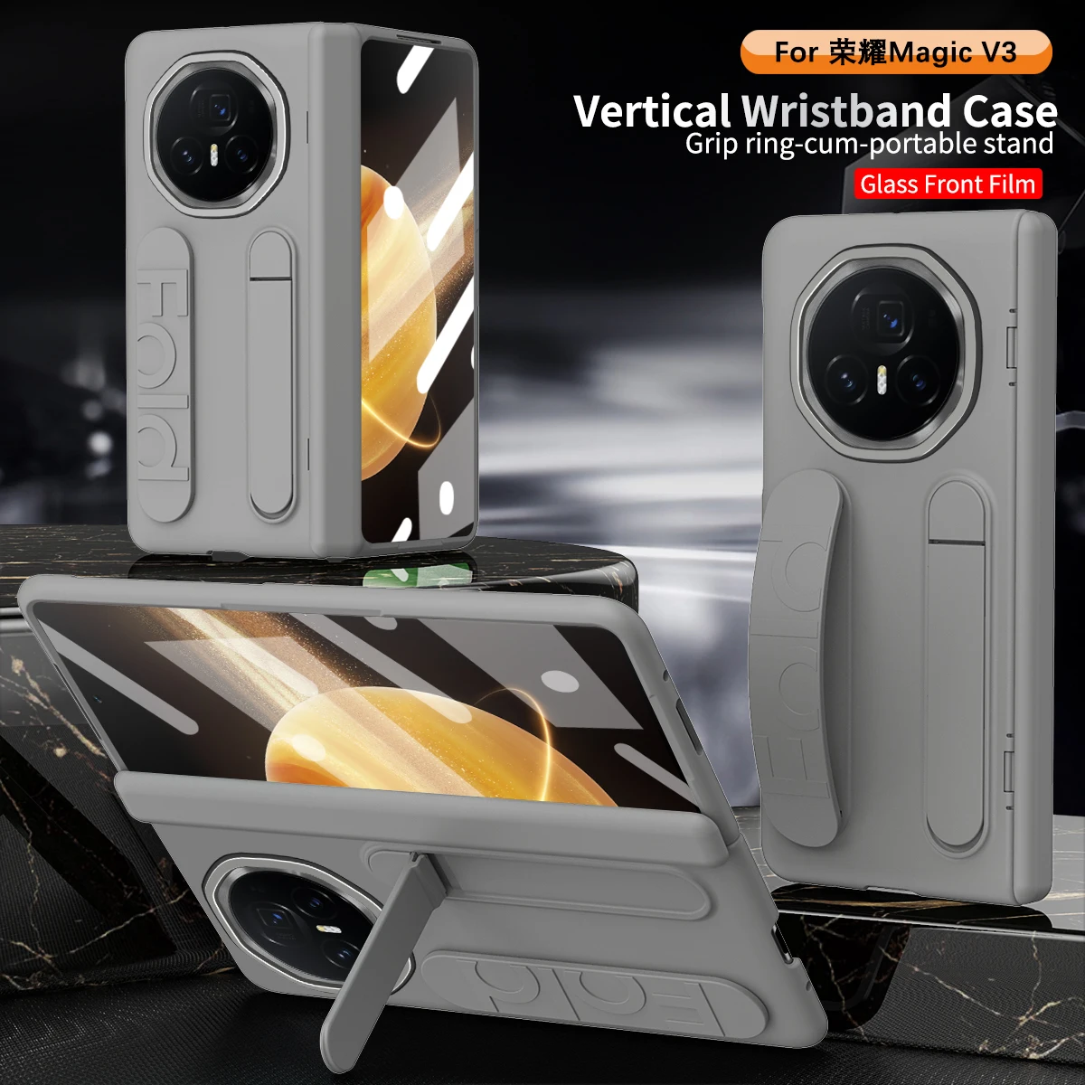 Вертикальный ремешок на запястье для Honor Magic V3 Aurora Series петля с полным покрытием