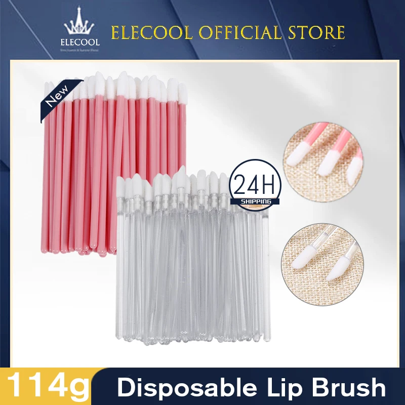 

100/50pcs Disposable Women Makeup Lip Brush Lipstick Lipgloss Wands Eyeshadow Applicator Cosmetic Makeup Accessories
