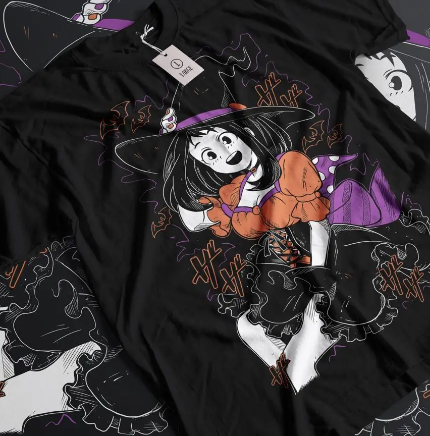 Рубашка Ochaco Uraraka Ochako Boku No Hero Academia подарок на Хэллоуин рубашка всех размеров