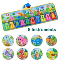 7 styles big size baby musical mat piano infantil music playing mat kids early education toys for children 2 to 4 years hot toys
