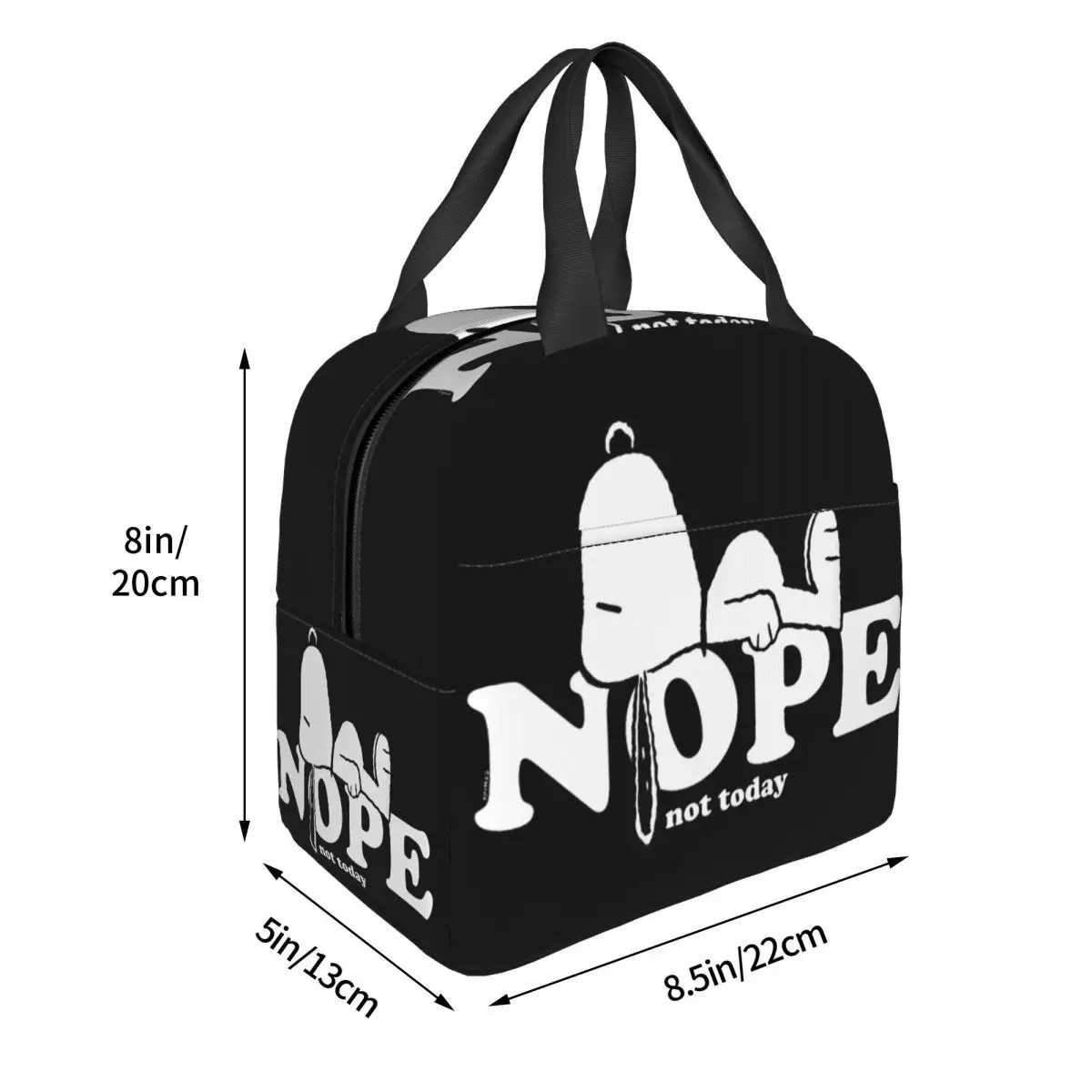 Изолированная сумка для ланча Snoopy Nope непротекаемый мультяшный контейнер еды