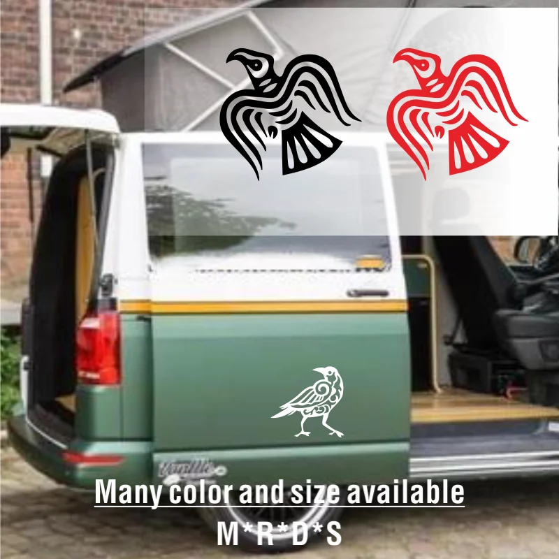 Кельтская ворона виниловая Автомобильная наклейка Odins Ворон викингов кельтские