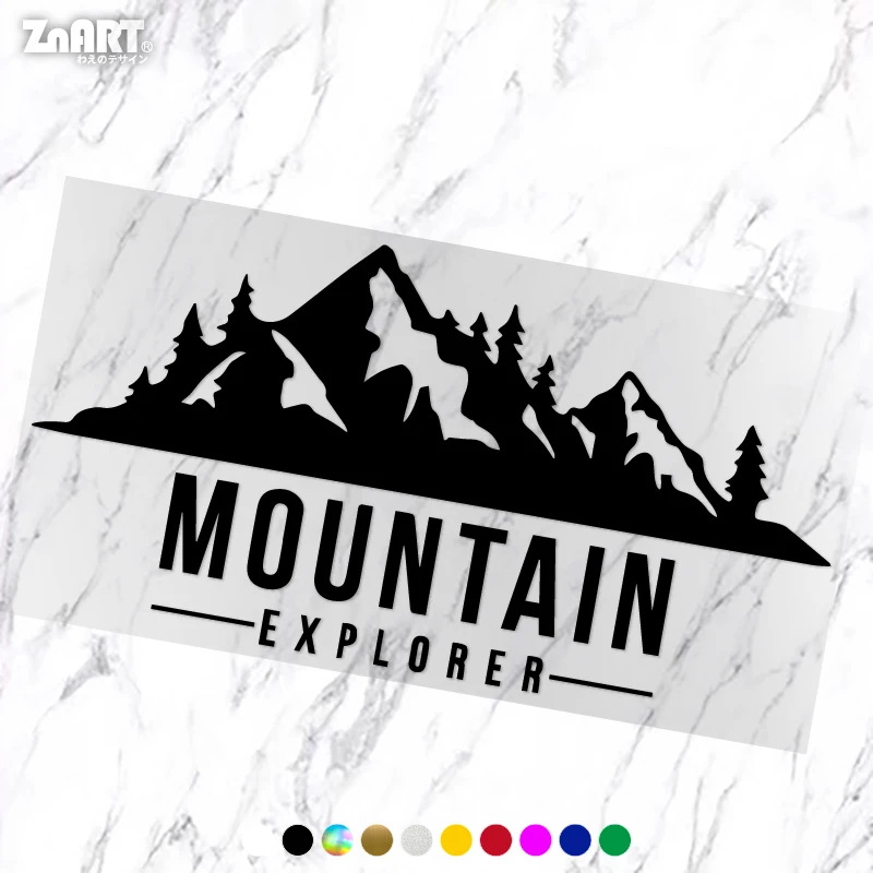 

Car Sticker Reflective Mountains Body Window Bumper Sticker Waterproof Vinyl Decal Auto Accessories
