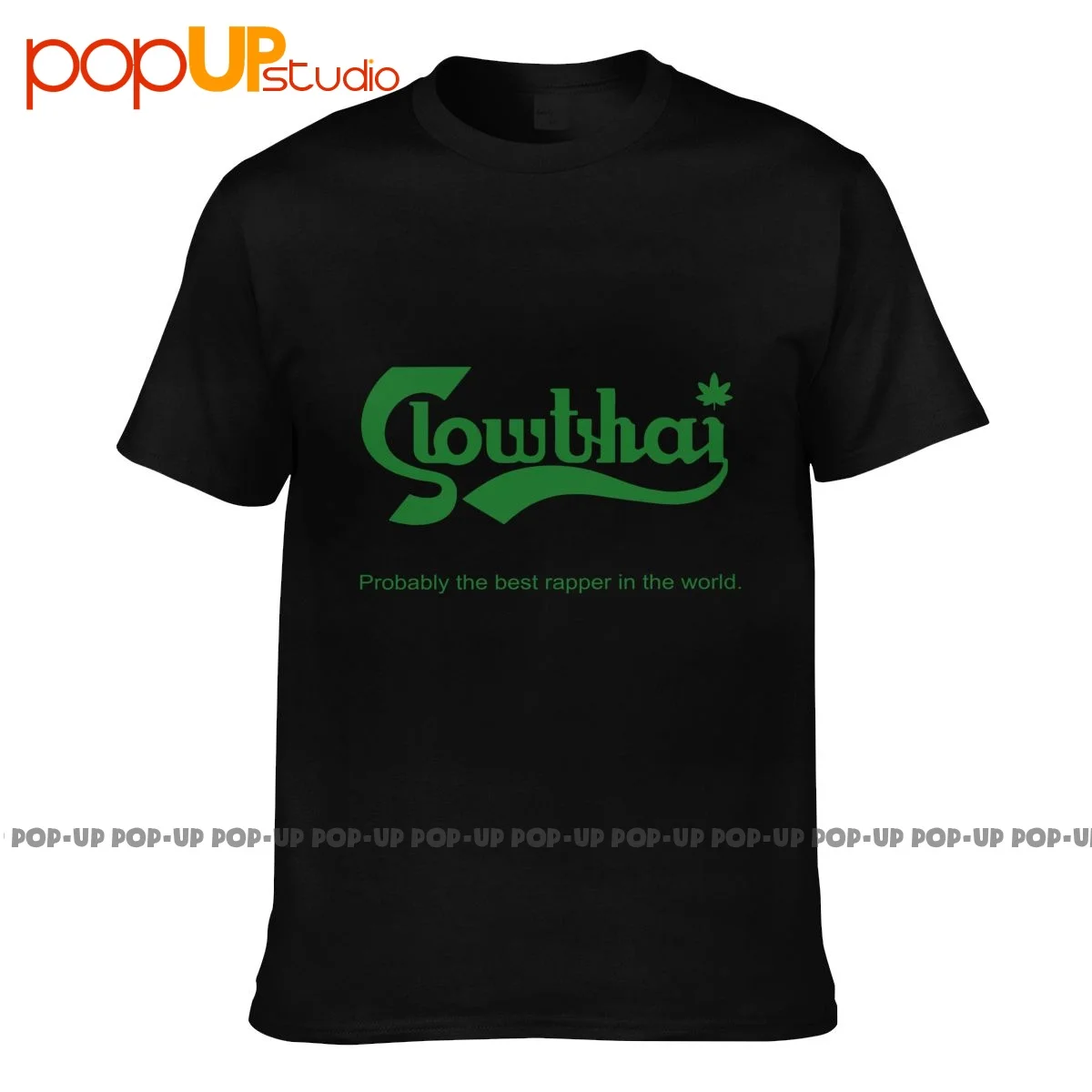 Футболка Slow Thai, вероятно, Лучший в мире рэпера, футболка, лучший уникальный натуральный лучший продавец