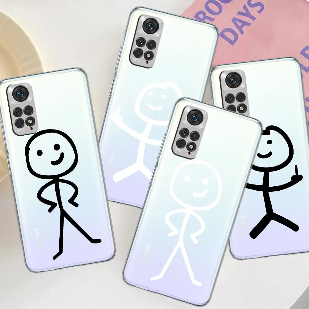 

Smartphone Case for Xiaomi Redmi Note 12 10 11 Pro 5G 9s 9 8 7 10S 11S k40 12C 9C 9A 10C 11E Soft Fundas Cute Funny Matchman