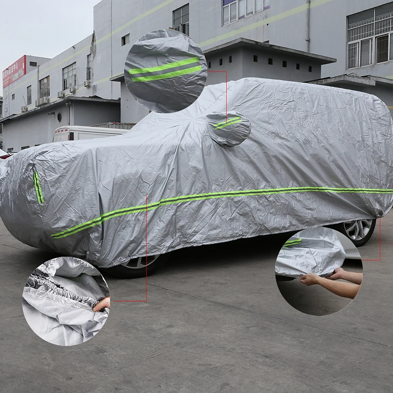 Car Sunscreen Dustproof Rain and snow Anti-ultraviolet Full Car Cover For Land Rover Discovery 4 /5 LR4 LR5 Car Accessories