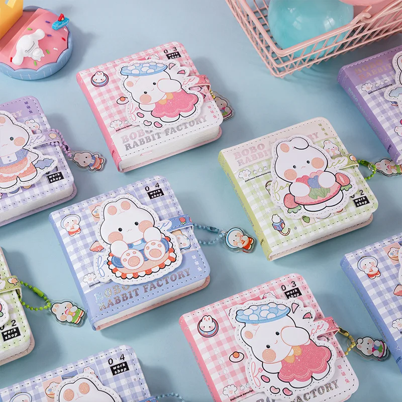 

8 шт./партия, милый переносной блокнот с кроликом