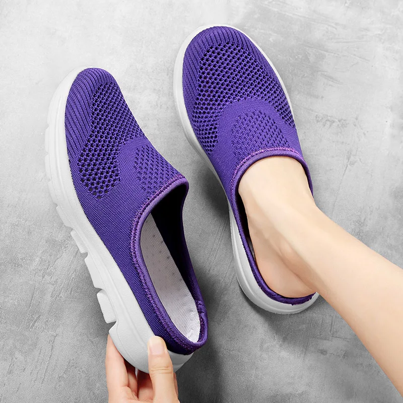 2020 Women Shoes Spring Casual Breathable Flying Woven Women Shoes Light Flat Shoes Women Casual Sneakers Flats Ladies Shoes
