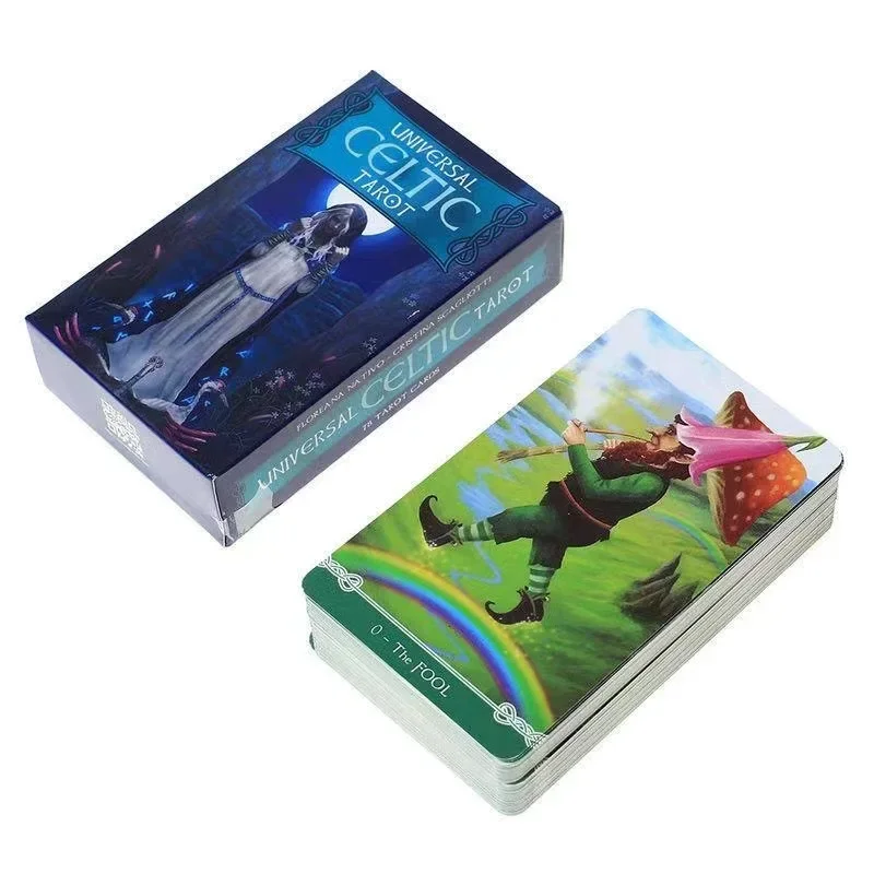 Универсальная кельтская колода карт Таро 78 игра Floreana Nativo с доской для гадания