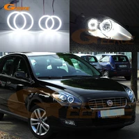 for fiat croma facelift 2008 2009 2010 2011 ultra bright smd led angel eyes kit halo rings day light car styling accessories