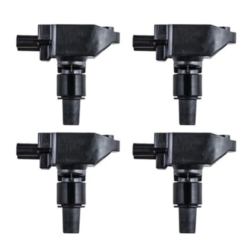 

4PCS Ignition Coil Pack Black Automobile Ignition Coil For Mazda RX-8 1.3L 2004-2011 N3H1-18-100 N3H118100